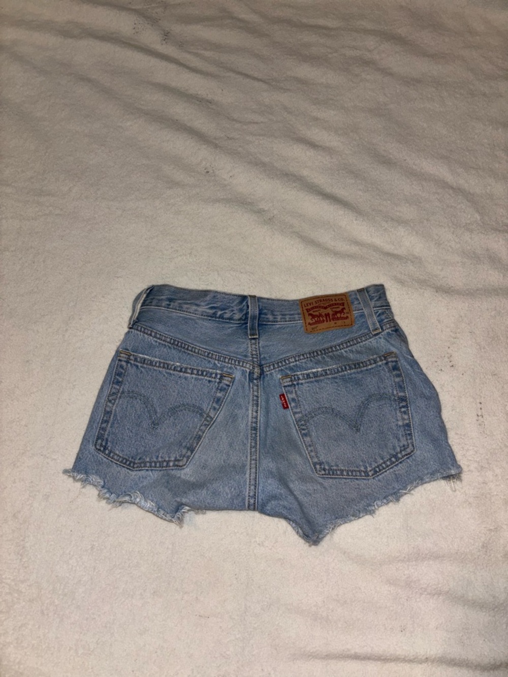 Levi's 501 Women's Light Blue Denim Cutoff Shorts